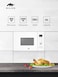 MILLEN Microwave Oven, 20L, 3 Y Warranty, Glass Finish, Touchscreen &amp; Knob Controls, 800W Microwave Power, 1000W Grill Power, 8 Automatic Programs, MBW 381 WH