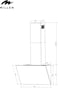 MILLEN 90cm Angled Range Hood - Tempered Black Glass, MKHG 904 BL, 3 Years Warranty