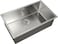 Premium Handmade Undermount Single Bowl Sink - SUS 304 Stainless Steel, Soundproof, Satin Finish