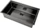 Premium Handmade Undermount Single Bowl Sink With Accessories - SUS 304 Stainless Steel, Soundproof, Gunmetal Satin Finish