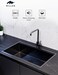 Premium Handmade Undermount Single Bowl Sink With Accessories - SUS 304 Stainless Steel, Soundproof, Gunmetal Satin Finish