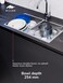 Premium Handmade Undermount Double Bowl Sink  - SUS 304 Stainless Steel, Soundproof, Satin Finish