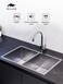 Premium Handmade Undermount Double Bowl Sink  - SUS 304 Stainless Steel, Soundproof, Satin Finish