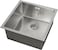 Premium Handmade Undermount Single Bowl Sink - 304 Stainless Steel, Soundproof, Satin Finish