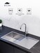 Premium Handmade Undermount Single Bowl Sink With Drainer - SUS 304 Stainless Steel, Soundproof, Satin Finish