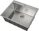 Premium Handmade Topmount Single Bowl Sink  - SUS 304 Stainless Steel, Soundproof, Satin Finish