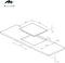 MILLEN 60cm Built-in Ceramic Hob with Booster &amp; Italian Glass - MEH 603 BL