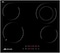 MILLEN 60cm Built-in Ceramic Hob with Booster &amp; Italian Glass - MEH 603 BL
