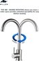 MILLEN Single Lever Kitchen Faucet Mixer with 360&deg; Swivel, Brushed Stainless Steel - MM01BR, 1Y Warranty