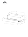 MILLEN 90 cm Slide-Out Range Hood 400 m3/h &ndash; MBRHS 901 IX, 3 Years Warranty