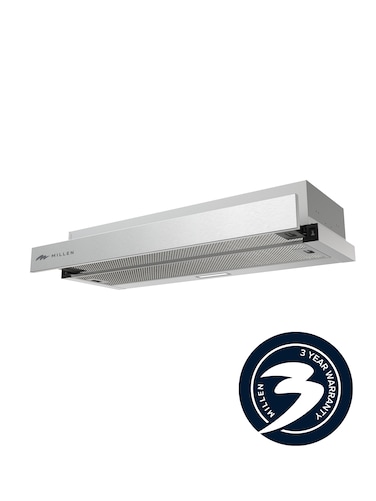MILLEN 90 cm Slide-Out Range Hood 400 m3/h &ndash; MBRHS 901 IX, 3 Years Warranty