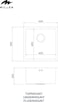 Premium Undermount Top Mount Single Bowl Sink &ndash; 304 Stainless Steel, Soundproof, Satin Finish - MS4408, 3Y Warranty