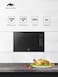 MILLEN Microwave Oven, 25L, 3Y Warranty, Black Finish, Touch Control, 900W Microwave Power, 1200W Grill Power, 8 Automatic Programs, MBW 255 BL