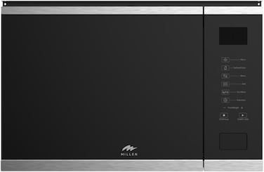 MILLEN Microwave Oven, 25L, 3Y Warranty, Black with Stainless Steel Finish, Touch Control, 900W Microwave Power, 1200W Grill Power, 8 Automatic Programs, MBW 255 IX