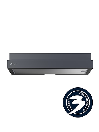 MILLEN 90 cm Black Slide-Out Range Hood  400 m3/h &ndash; MBRHS 901 BL, 3 Years Warranty