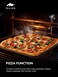 MILLEN 60cm Built-In 75L Electric Oven - 6 Versatile Cooking Modes, German SCHOTT Glass, Black Finish - 3Y Warranty, MEOP 6002 BB