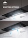 MILLEN 70cm Fully Integrated Built-In Range Hood - Touch &amp; Remote Control, LED Display, Timer, Matte Black &amp; Glass Finish - 3Y Warranty, HYPER M 900 GS BL