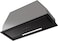 MILLEN 70cm Fully Integrated Built-In Range Hood - Touch &amp; Remote Control, LED Display, Timer, Matte Black &amp; Glass Finish - 3Y Warranty, HYPER M 900 GS BL