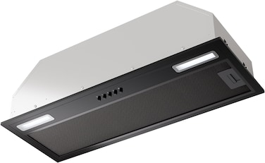 MILLEN 70cm Fully Integrated Range Hood - 700m&sup3;/h Suction, 3 Speeds, Matte Black Finish, LED Lighting - 3Y Warranty, HYPER M 900 BBL