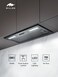 MILLEN 52cm Fully Integrated Built-In Range Hood - 700m&sup3;/h Suction, 3 Speeds, Matte Black Finish, LED Lighting - 3Y Warranty, HYPER M 600 BBL