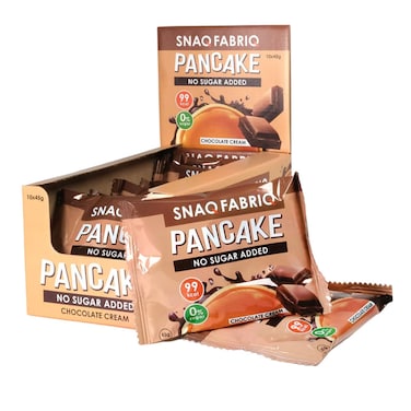 snaq fabriq Pancake Chocolate Cream 1 Box (10 x 45g)
