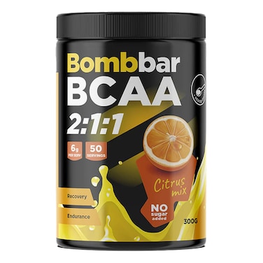 بومب بار - BCAA 2.1.1 باودر - مزيج حمضيات - 300 غرام