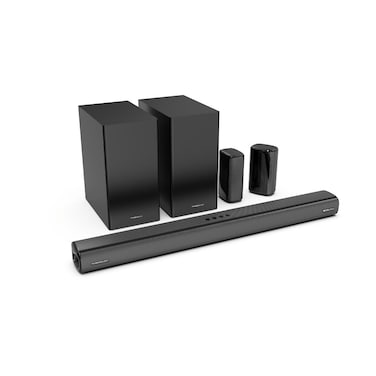 Powerology 5.2.4CH 615W Dolby Atmos Wireless Home Theater System with Dual Woofers &amp; Wireless Mic

