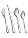 Cutlery Set, Stainless Steel 24 Piece Cutlery Set for 6 People, Flatware Silverware Set with Knife Fork Spoon, Elegant Tableware for Daily Use/Christmas, Mirror Finished. Dishwasher Safe