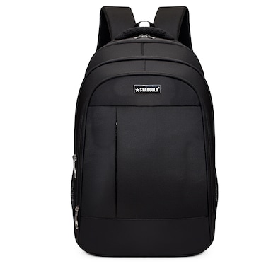 STARGOLD 19" Backpack With Front Pocket, Side Pockets, Custom Metal Logo, Laptop Compartment, Foam Lining And Zipper