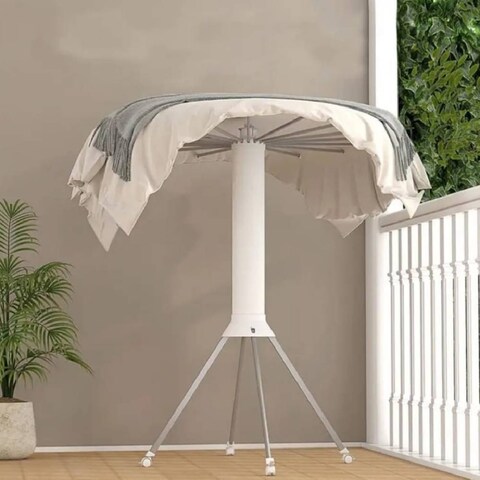 GENNEXT Tripod Clothes Drying Rack, Foldable and Space Saving, Collapsible Drying Rack, Efficient and Stylish Dry Wet Clothes Drying Rack with Windproof Hooks, for (Upgraded Version 01)
