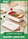 Heated Lunch Boxes with Tableware and Handbags, 36W Portable Electric Lunch Box Food Warmer Upgraded Leakproof Food Heater for Home/Office with 0.9L Removable Stainless Steel Container