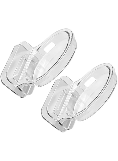 2pcs Adhesive Wall Mount Shelves, Floating Mini Wall Storage for Cameras Baby Monitor Router, Universal adhesive shelf, Easy Install Surveillance Camera Bracket Holder Stand, No-Drill Installation