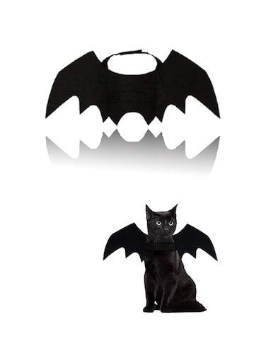 Sweet seven Halloween Pet Bat Wings Costume - Cat Dog Bat Costume Wings (Small)