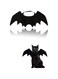 Sweet seven Halloween Pet Bat Wings Costume - Cat Dog Bat Costume Wings (Small)