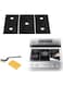 3Pcs Stove Covers Stove Protectors for Gas Range(0.4 mm Thick), Extra Long 32" Wider Stove Burner Covers for Gas Stove Top, Reusable Non-Stick Washable Stove Guard Heat Resistant Protectors (round)