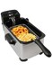 AFRA Deep Fryer, 2000W, 3 Liter, Stainless Steel Housing, Easy Clean Enamel Inner Pot, Temperature Control, Auto Shut-Off, With Viewing Window, AF-2000DFSS, 2 years Warranty.