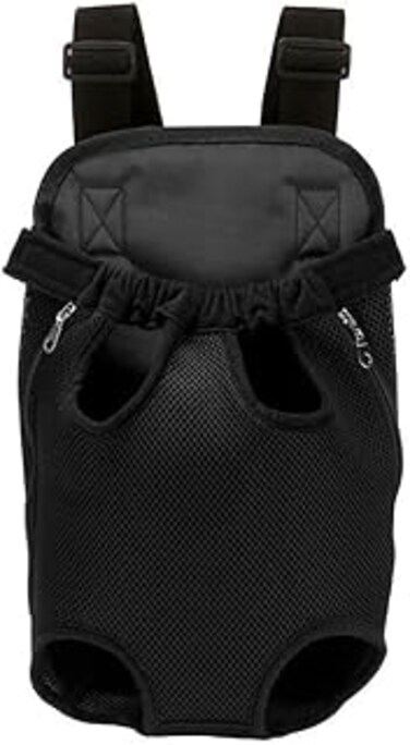 HOOTO Pet Carrier Backpack, Hands-Free Adjustable Dog Front Carrier Legs Out &amp; Easy-Fit Dog Backpack Carrier for Traveling Hiking Camping for Small Medium Dogs Cats Puppies XL