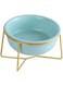 elevated ceramic cat bowls sloped cat bowls raised bowl vomiting proof cat bowls with metal stand elevated food and water bowl pet bowl