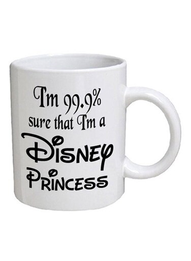 Your Wall Funny Princess Quote Coffee Mug White/Black