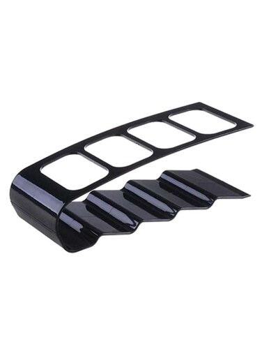 Chic Space Saving Remote Control Organizer Black 7 x 18centimeter