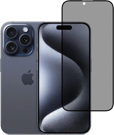 Iphone 16 Pro Max Privacy Screen Protector,3D curved Anti Spy 9H Tempered Glass,Edge to Edge Screen Protector Anti-Fingerprint Full Coverage Screen Protector For Iphone 16 Pro Max 5D Privacy