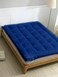 MAXQON Mattress Topper 10CM Thickness Quilted Microfiber 900gsm, Color Blue, Twin Size 120x200cm