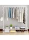 Stainless Steel Drying Rack Standing Clothes Hanger Dry Cloth Stand Garment Racks