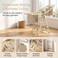 Foldable Clothes Drying Rack, Adjustable Wings Space Saving Carbon Steel drying rack for bedsheets clothes quilts shoes (White, 180 * 47 * 91cm)