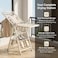 Foldable Clothes Drying Rack, Adjustable Wings Space Saving Carbon Steel drying rack for bedsheets clothes quilts shoes (White, 180 * 47 * 91cm)