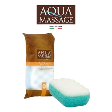 Aqua Massage Synthetic Sponge &ndash; Revitalizing Bath Sponge with Gentle Cleansing and Massage Effect