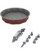 Tognana Sweet Cherry Set Corolla With Pastry Syringe, Carbon Steel