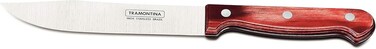 Polywood 6-Inch Butcher Knife with Stainless Steel Blade and Red Handle