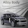 Land Rover Official Licensed 1:18 Range Rover Diecast SV 2022 Model Car &ndash; Alloy Metal SUV Collectible Toy with Opening Doors, Sound &amp; Light for Kids &amp; Adults &ndash; (Black)