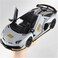 Lamborghini Official Licensed Aventador SVJ 63 Roadster Die-Cast Model Car - 1:18 Scale Replica with Bull &amp; Shield Logo, Opening Doors, LED Lights &amp; Realistic Sound for Adults &amp; Kids (White)